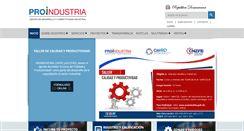 Desktop Screenshot of proindustria.gov.do